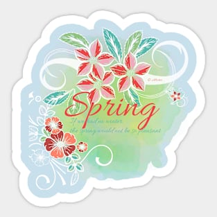 Spring Season Sticker